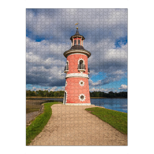 Puzzle Ravensburger "Leuchtturm und See" artboxONE - Natur,Reise,Architektur