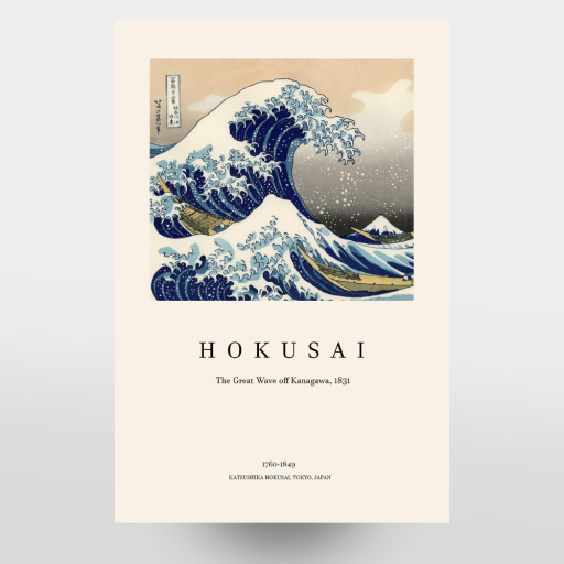 Wave off Kanagawa - Hokusai