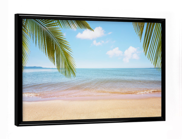 Poster mit schwarzem Rahmen "Beach In Thailand" artboxONE - Natur,Reise,Reise / Strand und Meer,Reise / Asien,Reise / Länder