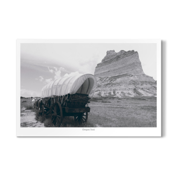 Galerie-Print "Planwagen auf Oregon Trail" 30x20 cm artboxONE