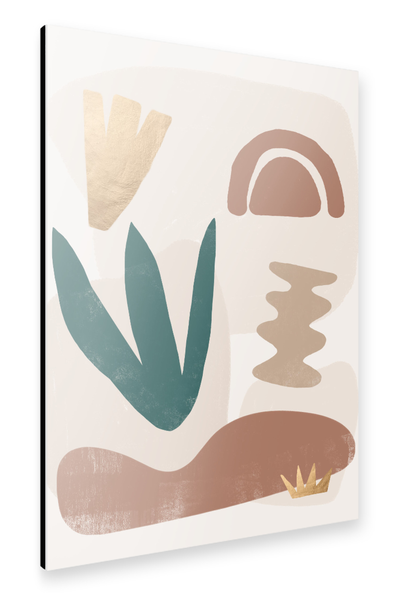 Alu-Dibond "Flat Leaf Crown" 30x20 cm artboxONE