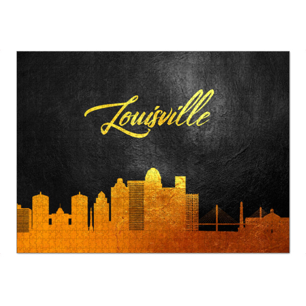 Puzzle Ravensburger "Louisville Kentucky Gold Skyline" artboxONE - Städte - Louisville,Kentucky,Gold,Skyline,City,Stadt - Bild louisville