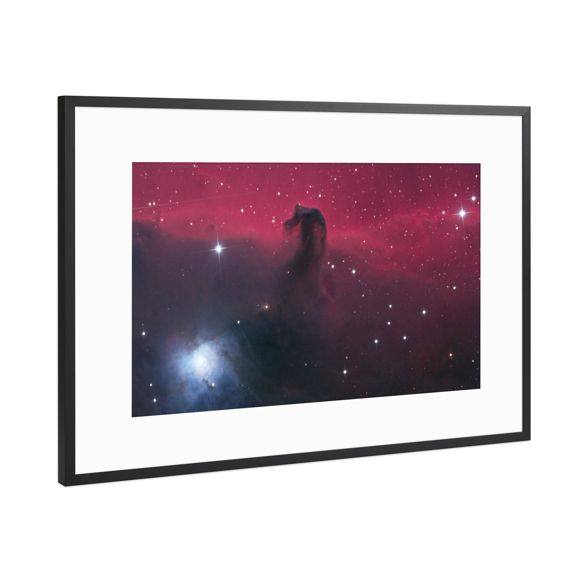 Poster mit Rahmen Schwarz (Metallic) "Barnard" artboxONE - Galaxy - Universum,Nebel,Deepsky,Weltall,Weltraum,Universe,Space,Sterne