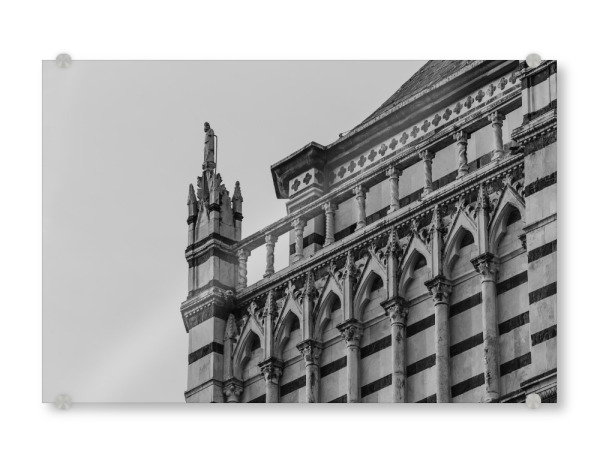 Acrylglasbild "Toscana architecture: pinnacle" artboxONE - Städte,Architektur,Reise / Länder,Marmor
