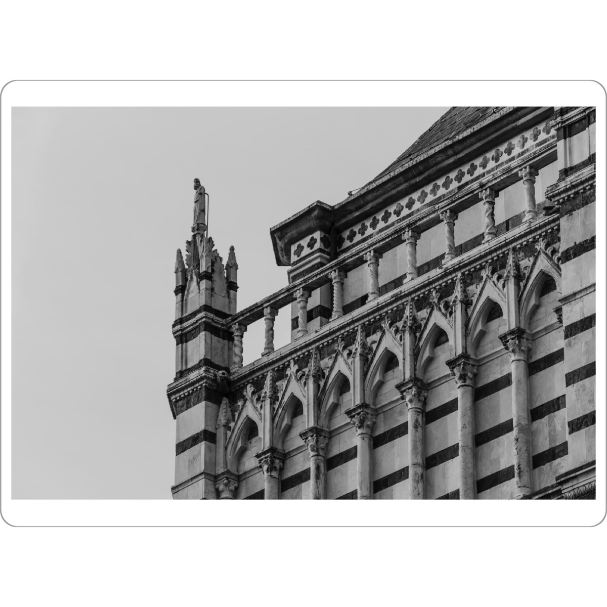 Tischset "Toscana architecture: pinnacle" artboxONE - Städte,Architektur,Reise / Länder,Marmor