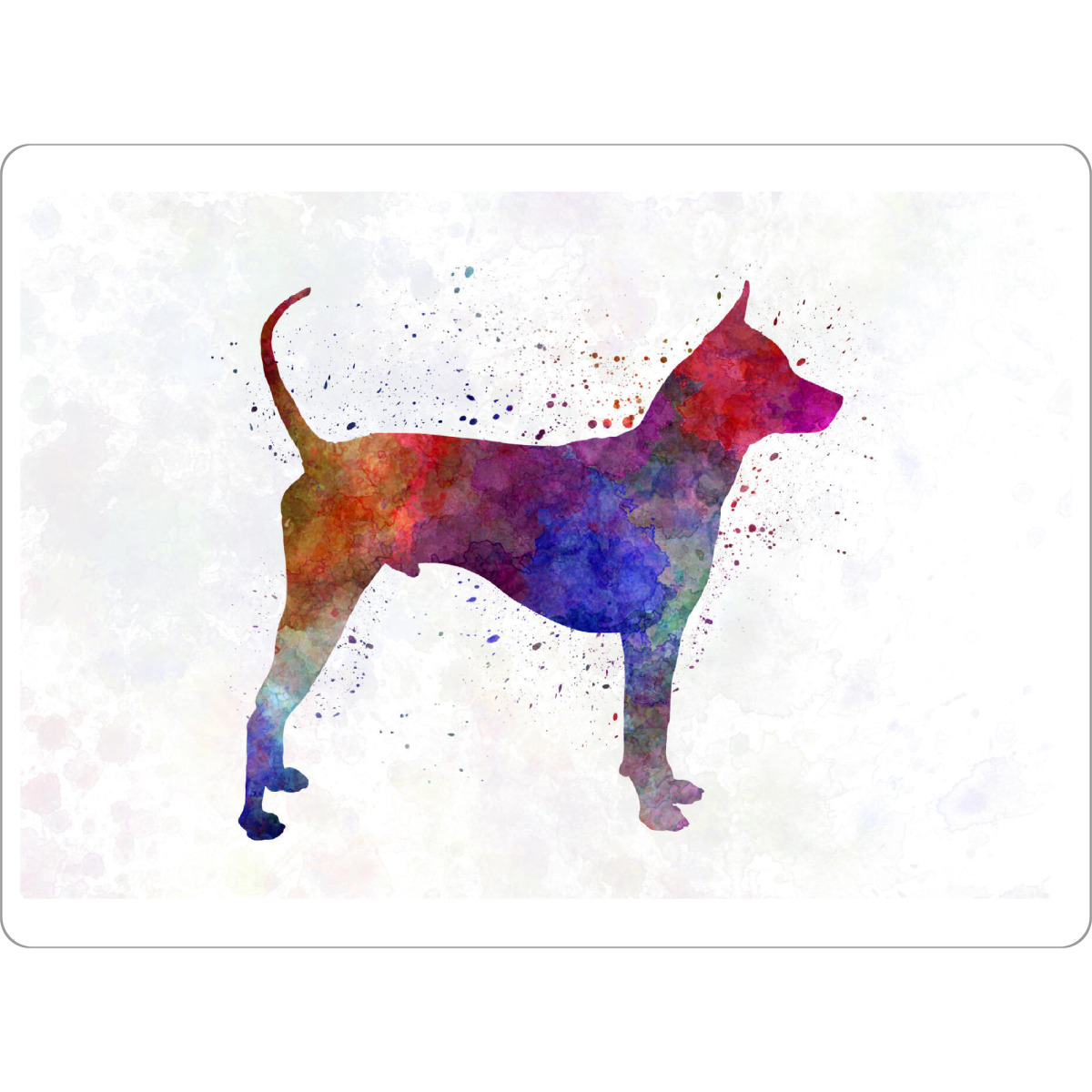 Tischset "Thai Ridgeback Dog in watercolor" artboxONE - Tiere,Abstrakt - Dog,Dogs,Pet,Animal,Mammal,Watercolor,Dog poster,Illustration,Abstract