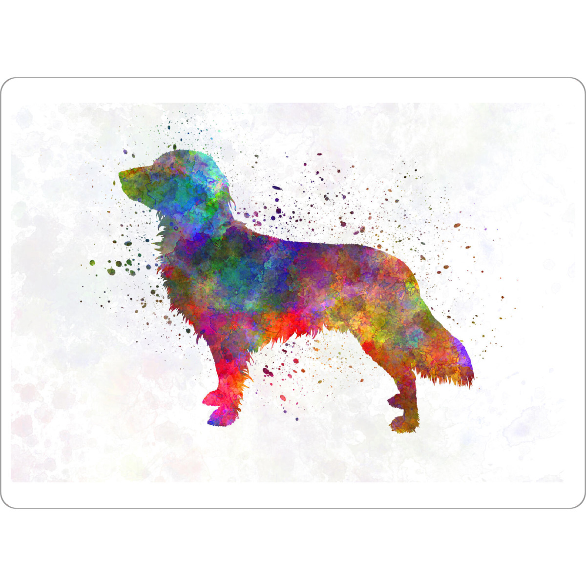 Tischset "Small Munsterlander in watercolor" artboxONE - Tiere,Abstrakt - Dog,Dogs,Pet,Animal,Mammal,Watercolor,Dog poster,Illustration,Abstract