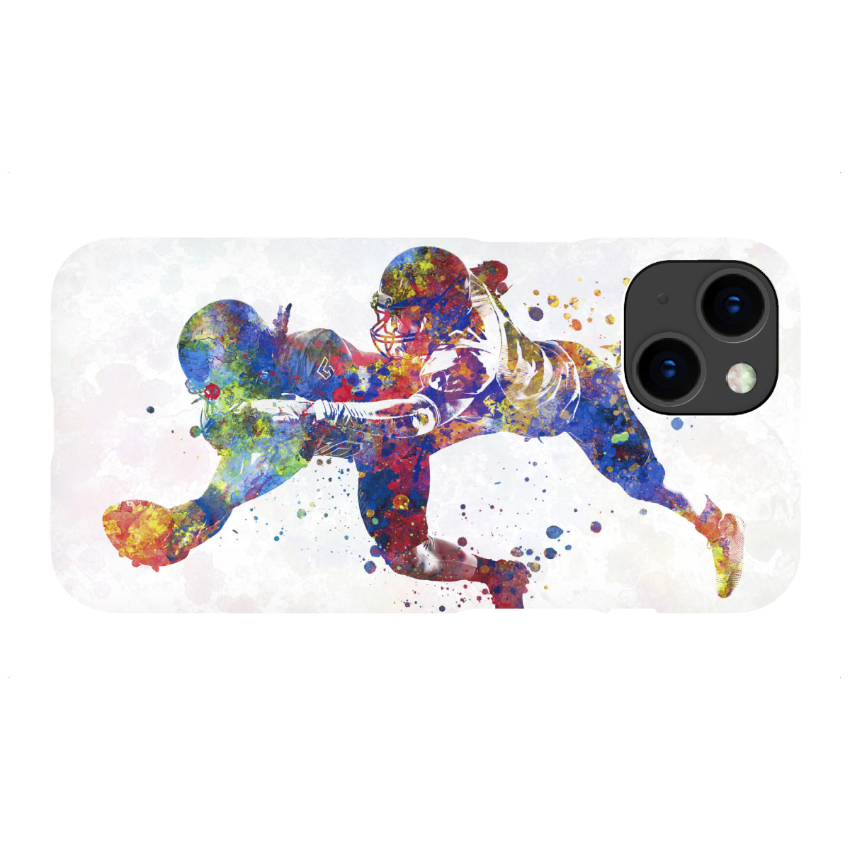 "Multicolor american football-a"für iPhone - Premium-Case Handyhülle artboxONE