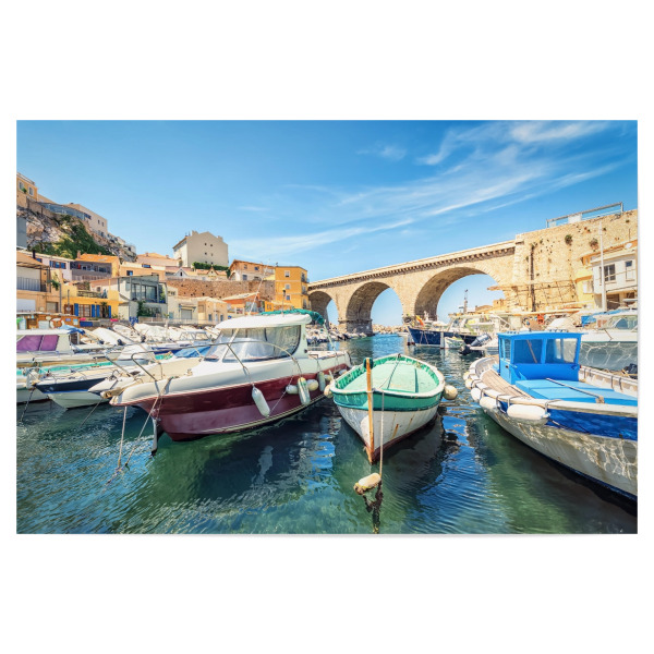 Poster "Vallon Des Auffes" artboxONE - Städte,Reise,Architektur,Reise / Strand und Meer,Städte / Weitere