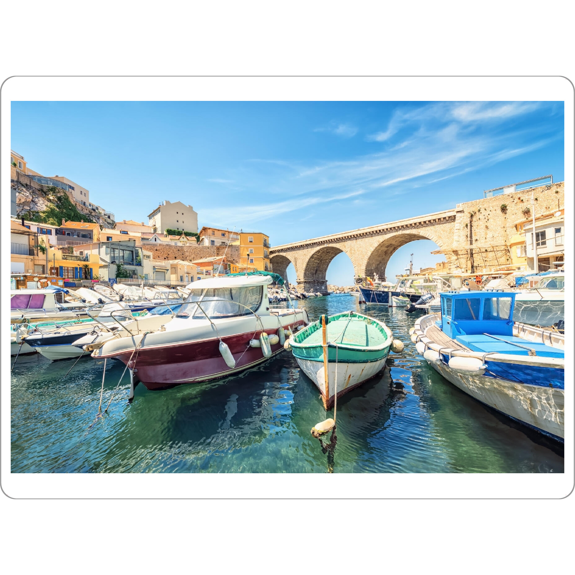 Tischset "Vallon Des Auffes" artboxONE - Städte,Reise,Architektur,Reise / Strand und Meer,Städte / Weitere