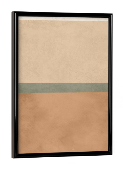 Poster mit schwarzem Rahmen "Line Square" artboxONE - Abstrakt,Geometrie