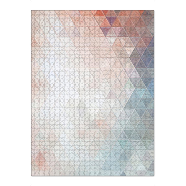 Puzzle Ravensburger "Mosaic pastel white blue pink" artboxONE - Abstrakt,Geometrie
