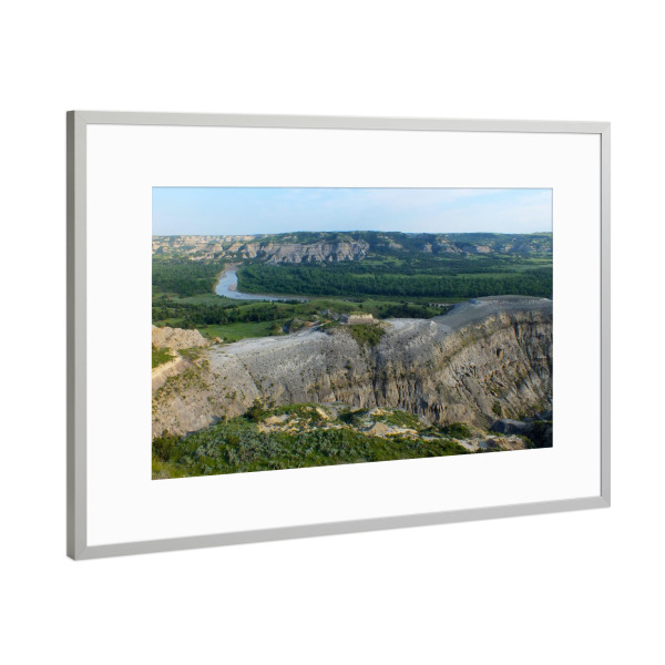 Poster mit Rahmen Silber "Theodore Roosevelt NP, ND" artboxONE - Natur,Reise,Reise / Länder