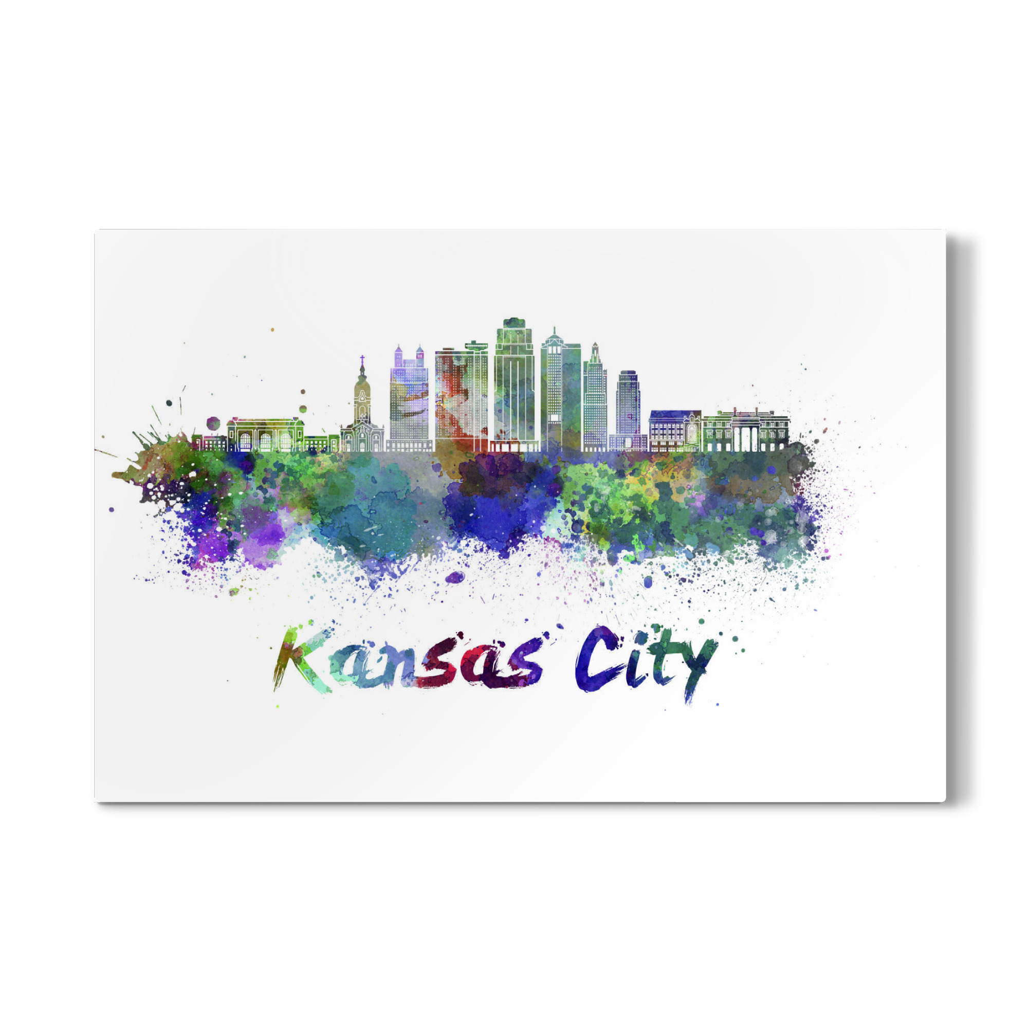 Galerie-Print "KANSAS CITY skyline in-b" 75x50 cm artboxONE