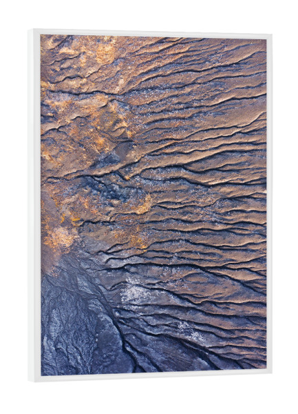 Poster mit weißem Rahmen "JEHOVA" artboxONE - Natur,Abstrakt - Dji,Drone,Aerial,Luftaufnahme,Mavic,Allgäu,Abstrakt,Art,Kunst,Bavaria,Nft