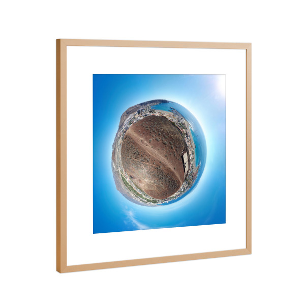 Poster mit Rahmen Kupfer "Teneriffa- Montaña Chayofita;Grat" artboxONE - Städte,Natur,Reise,Architektur,Reise / Strand und Meer