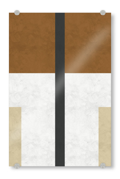 Acrylglasbild "Square Line Blue" artboxONE - Abstrakt,Geometrie