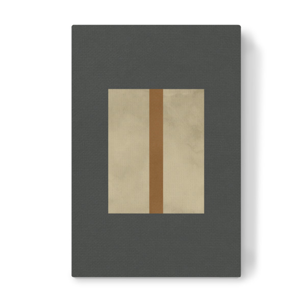 Leinwandbild "Brown Beige Line" artboxONE - Abstrakt,Geometrie