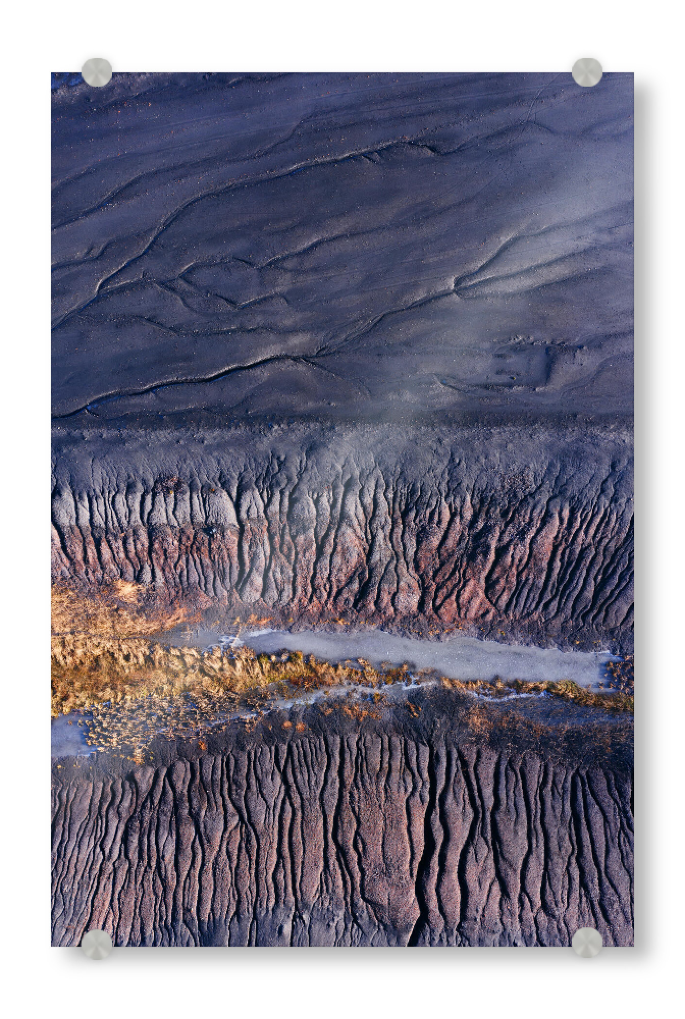 Acrylglasbild "ELEVEN" artboxONE - Natur,Abstrakt - Aerial,Luftaufnahme,Abstrakt,Dji,Drone,Allgäu,Vulkan,Bavaria,Bayern,Deutschland,Germany