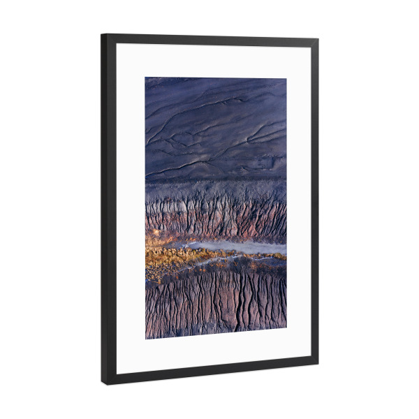 Poster mit Rahmen Schwarz (Metallic) "ELEVEN" artboxONE - Natur,Abstrakt