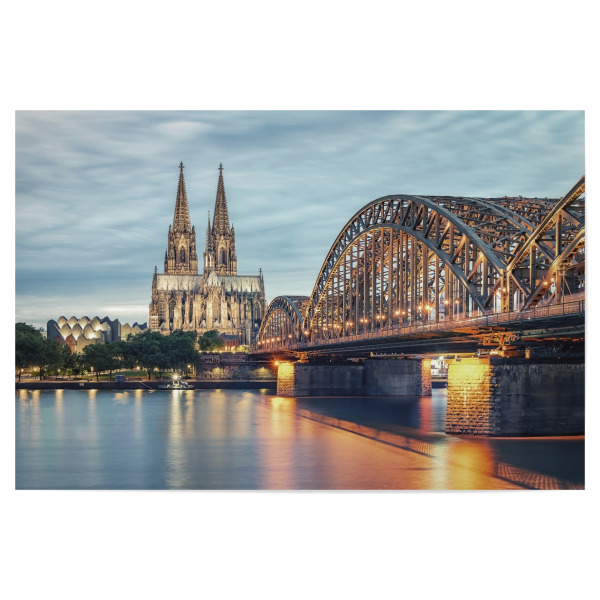Poster 30x20 cm "Cologne City" artboxONE - Städte,Städte / Köln,Reise,Architektur,Reise / Länder