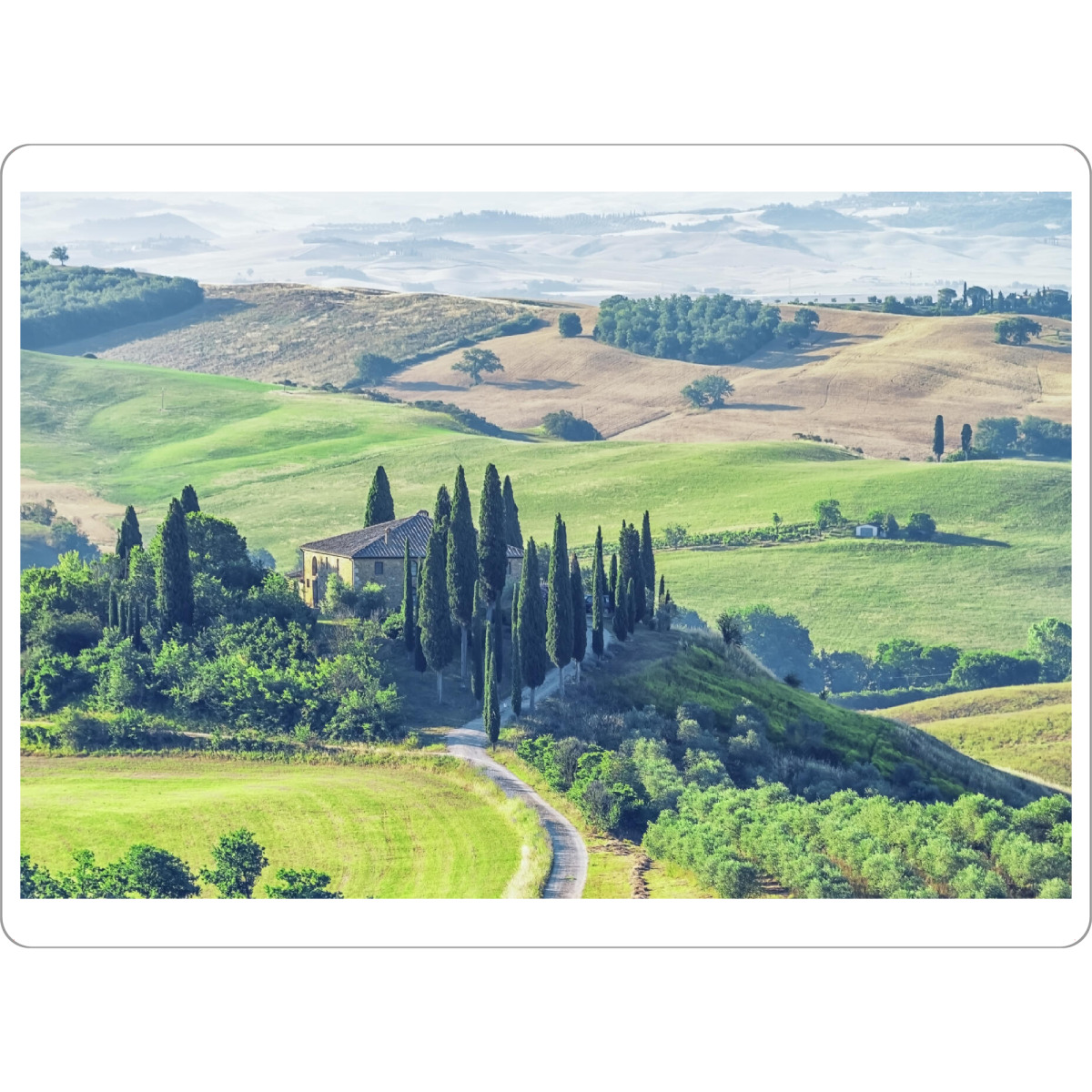 Tischset "Morning in Tuscany" artboxONE - Natur,Reise,Architektur,Reise / Länder