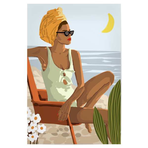 Poster 30x20 cm "Moon Child" artboxONE - Natur,Menschen