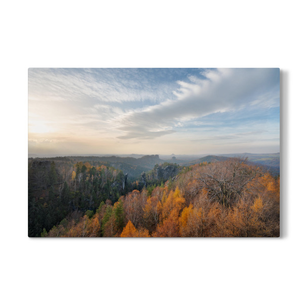 Galerie-Print "Elbsandsteingebirge im Herbst" 30x20 cm artboxONE