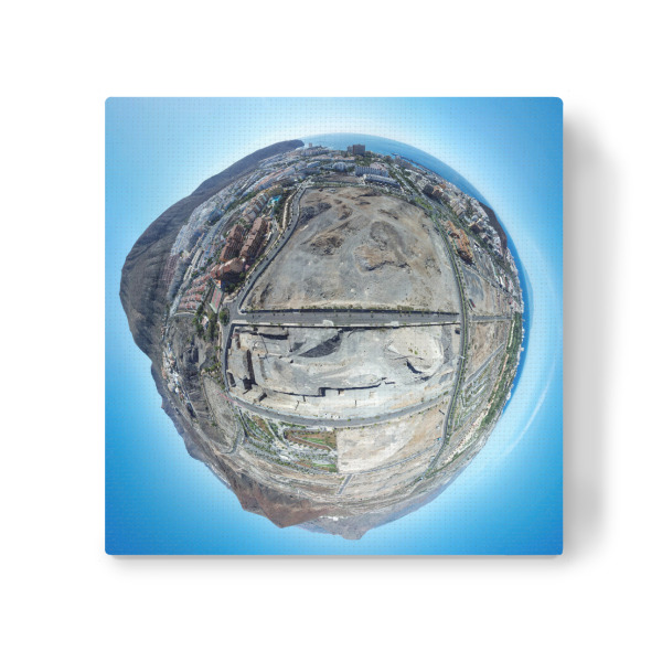 Leinwandbild "Teneriffa - Los Cirstianos; low" artboxONE - Städte,Natur,Reise,Architektur,Reise / Strand und Meer