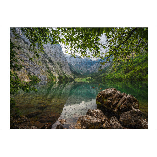 artboxONE Puzzle "Seeblick - Obersee" artboxONE - Natur