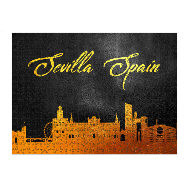 artboxONE Puzzle "Sevilla Spain Gold Skyline" artboxONE - Städte - Seville,Spain,Gold,Skyline,Spanien,City,Stadt - Bild seville