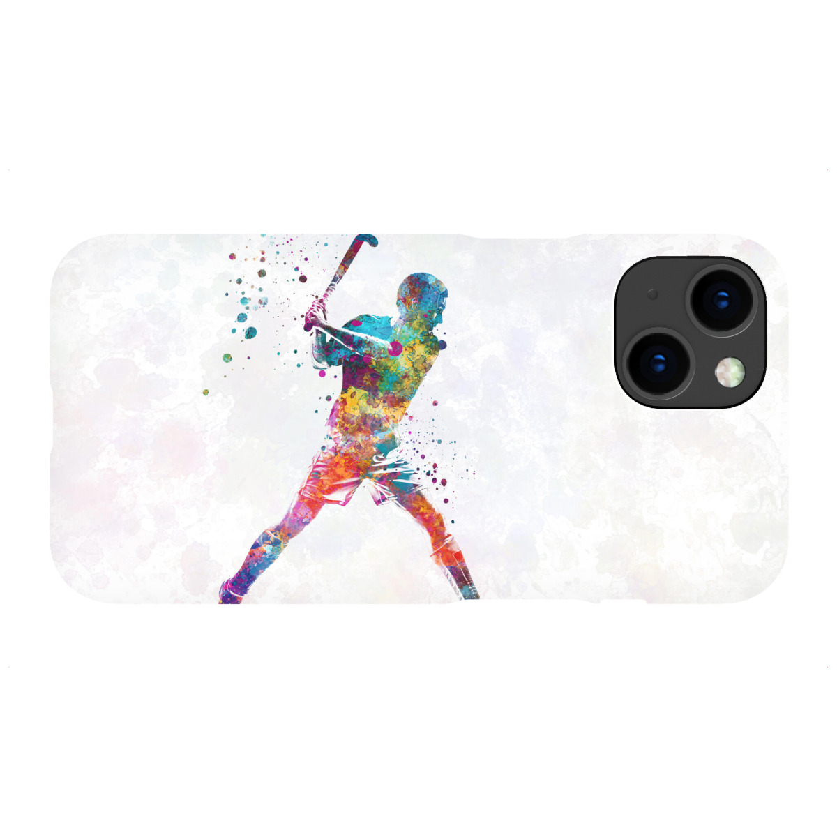 iPhone "Field hockey in watercolor" Premium-Case Handyhülle artboxONE