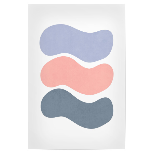 Poster "Simple Sky Shapes and Colors" artboxONE - Natur,Abstrakt