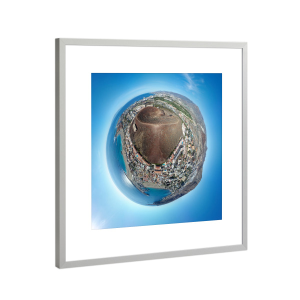 Poster mit Rahmen Silber "Teneriffa - Montaña Chayofita" artboxONE - Städte,Natur,Reise,Architektur,Reise / Strand und Meer