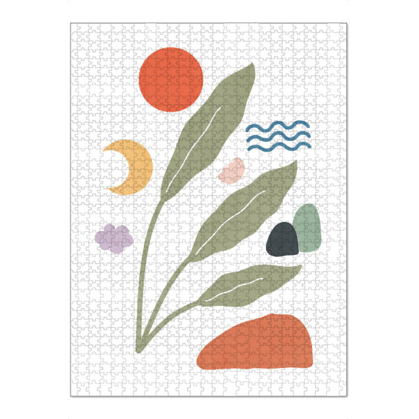 Puzzle Ravensburger "Simple Tropical Country Shapes" artboxONE - Natur,Abstrakt