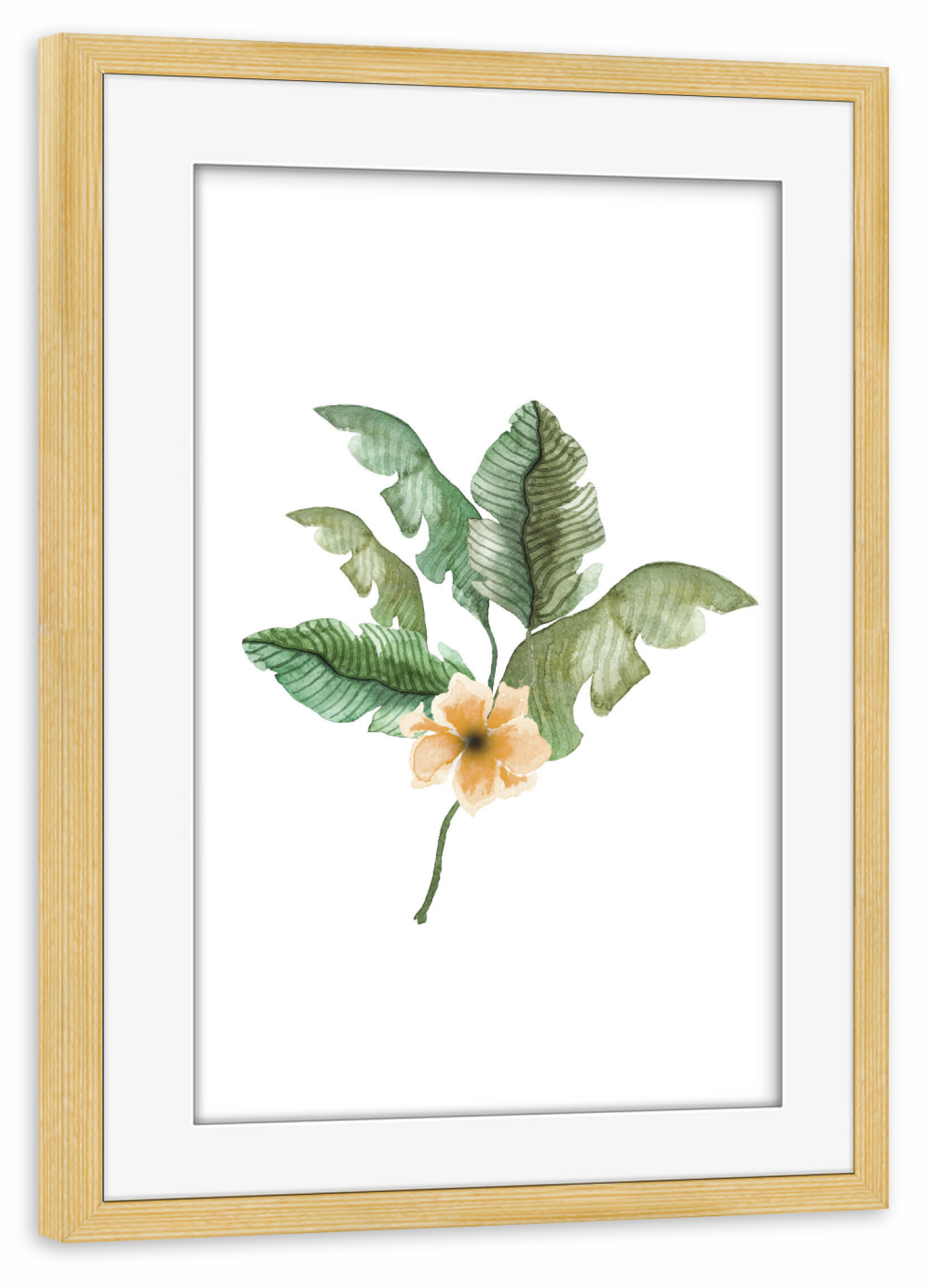 Poster mit Rahmen kiefer "Tropical Flower Bouquet" artboxONE - Natur,Floral