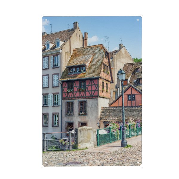 Metall Poster "Strasbourg City" artboxONE - Städte,Reise,Architektur,Reise / Länder,Städte / Weitere