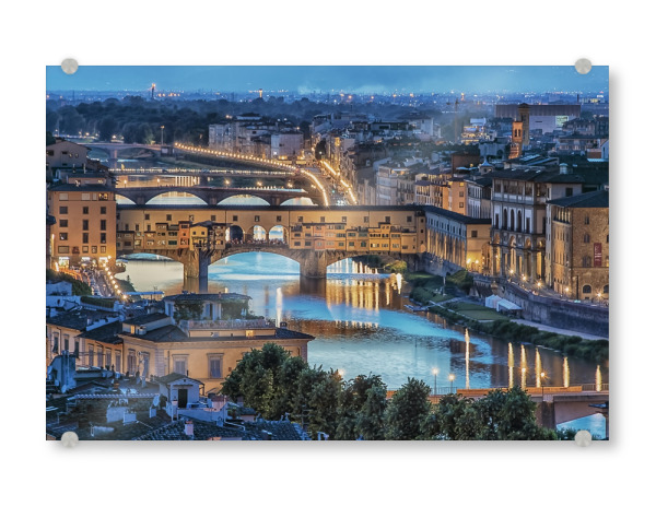 Acrylglasbild "Florence At Dusk" artboxONE - Städte,Reise,Architektur,Reise / Länder,Städte / Weitere