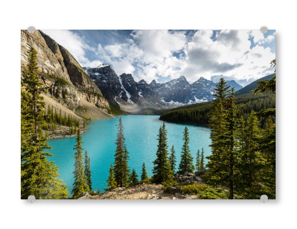 Acrylglasbild "Lake Moraine" artboxONE - Natur,Reise / Länder