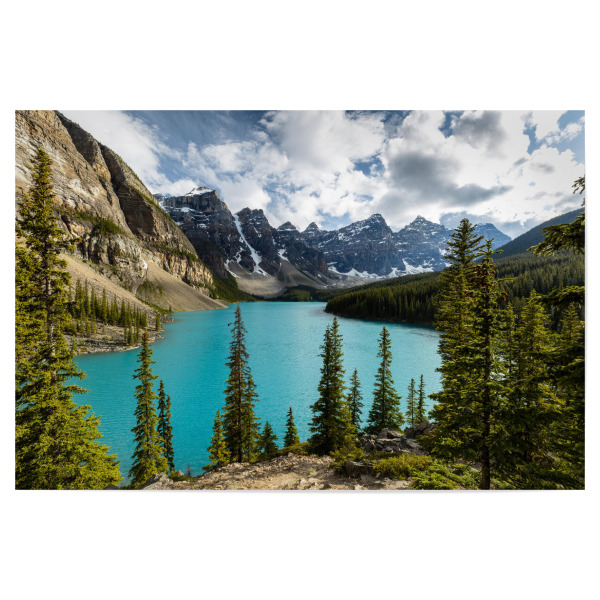 Poster 30x20 cm "Lake Moraine" artboxONE - Natur,Reise / Länder