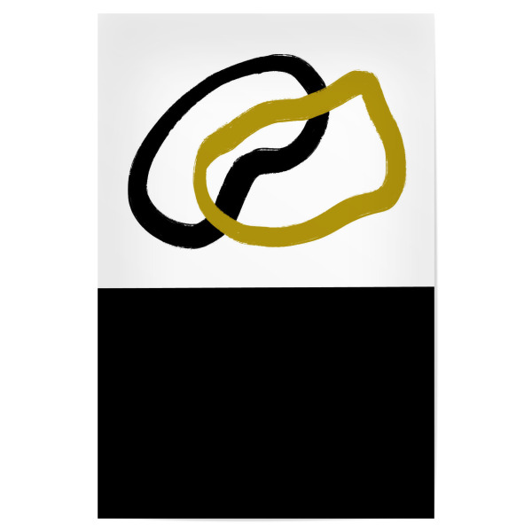 Poster 30x20 cm "ABSTRACT EMBRACE" artboxONE - Abstrakt,Geometrie