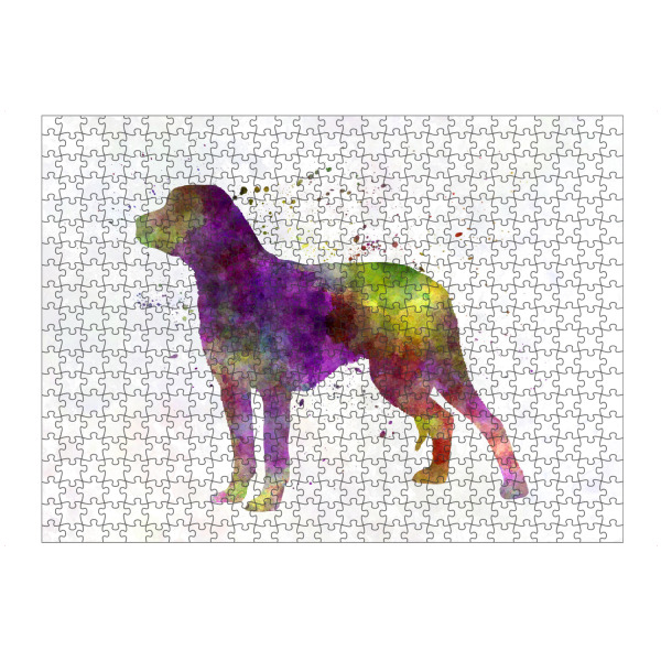 Puzzle Ravensburger "Schillerstovare in watercolor" artboxONE - Tiere,Abstrakt