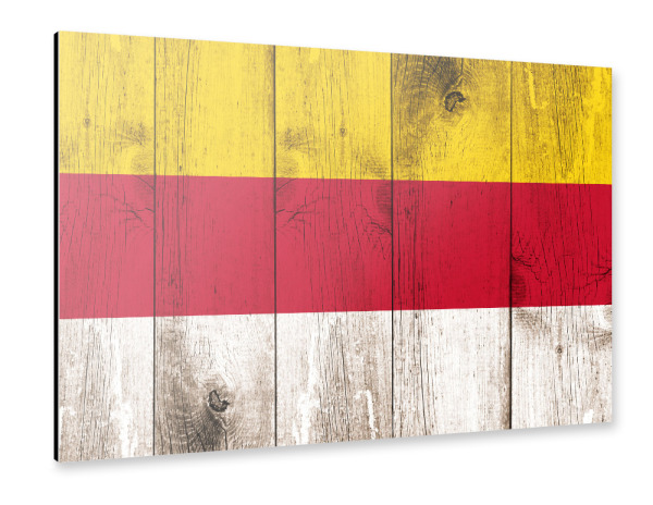 Alu-Dibond "Kärnten vintage flag" 30x20 cm artboxONE