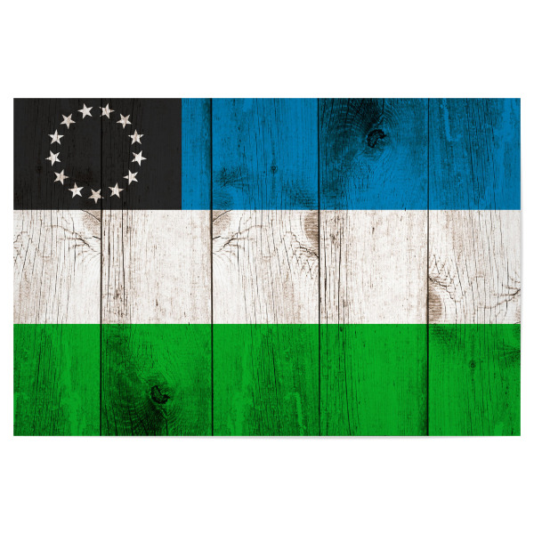 Poster 30x20 cm "Rio Negro Flagge" artboxONE - Reise / Länder - Rio negro,Flagge,Fahne,Vintage,Grunge,Argentinien,Argentina,Provinz,Argentinische