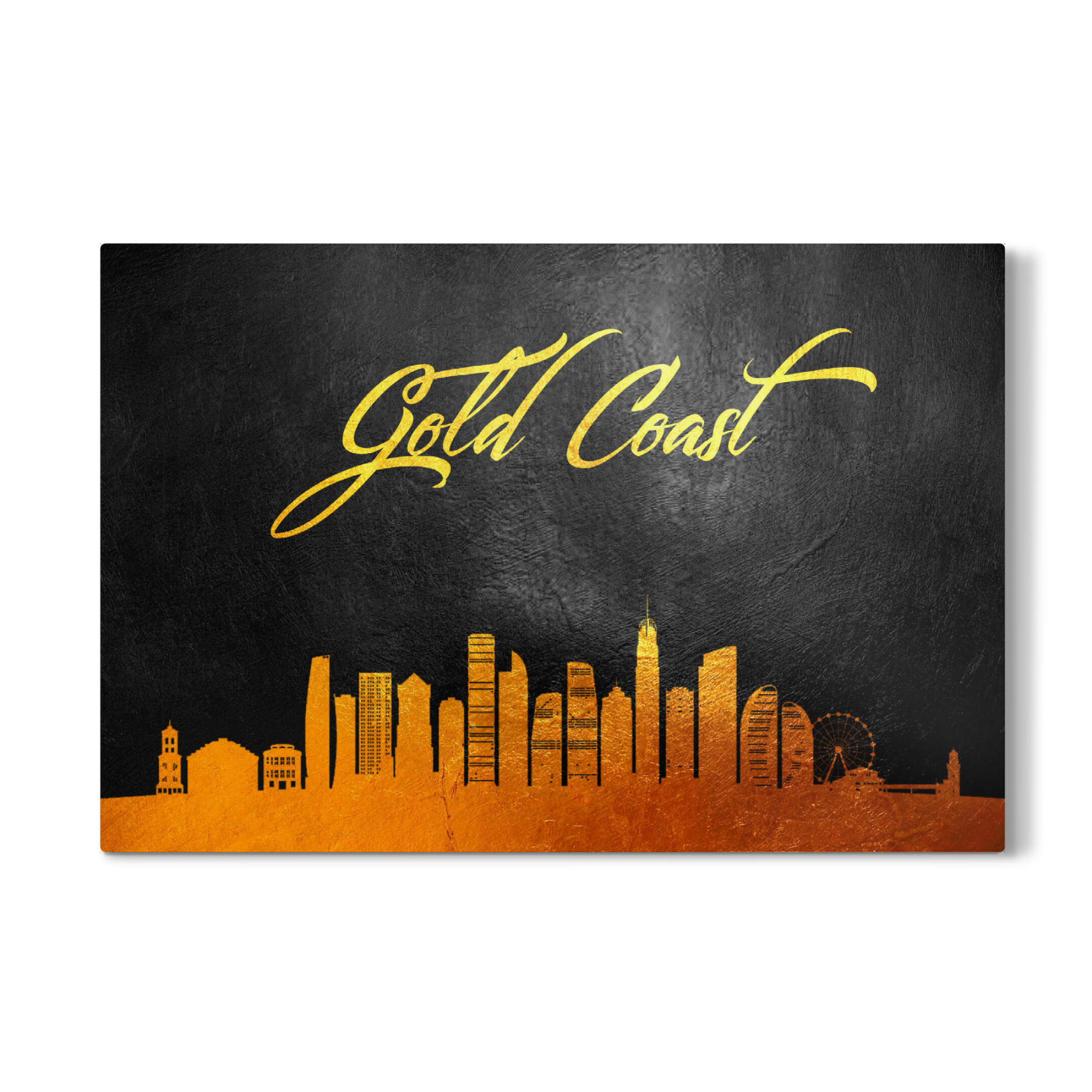 Galerie-Print "Gold Coast Gold Skyline" 30x20 cm artboxONE