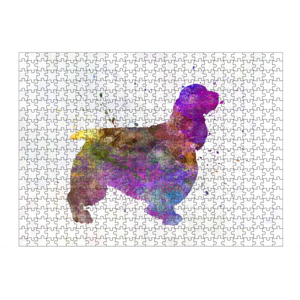 Puzzle Ravensburger "English Springer Spaniel" artboxONE - Tiere,Abstrakt