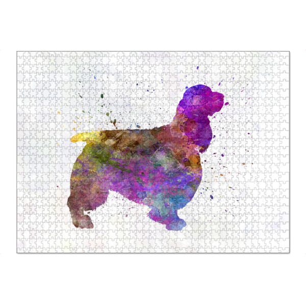 Puzzle Ravensburger "English Springer Spaniel" artboxONE - Tiere,Abstrakt