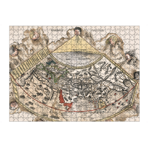 Puzzle Ravensburger "Ptholemei old map" artboxONE - Reise,Kartografie