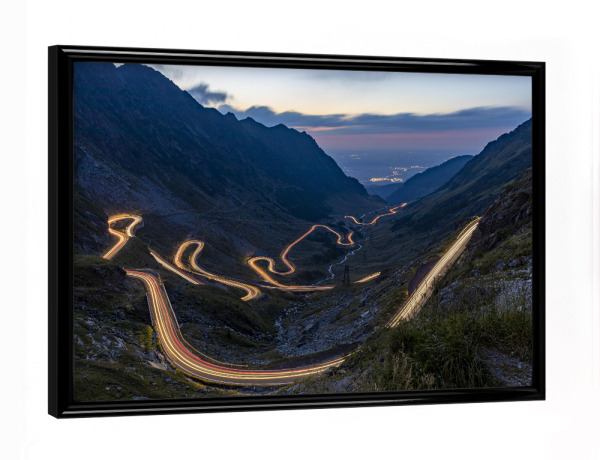 Poster mit schwarzem Rahmen "Transfaragasan" artboxONE - Natur,Reise / Länder