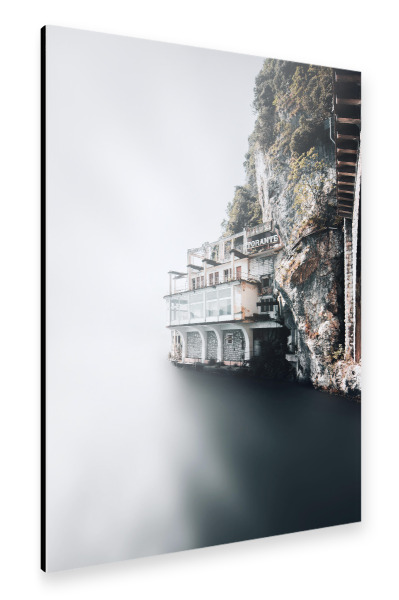 Alu-Dibond "The Lake Hotel" 30x20 cm artboxONE
